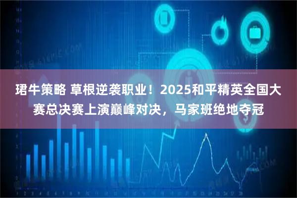 珺牛策略 草根逆袭职业！2025和平精英全国大赛总决赛上演巅峰对决，马家班绝地夺冠