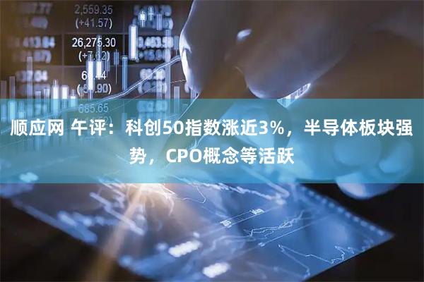 顺应网 午评：科创50指数涨近3%，半导体板块强势，CPO概念等活跃