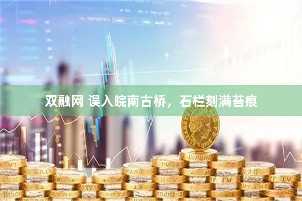 双融网 误入皖南古桥，石栏刻满苔痕